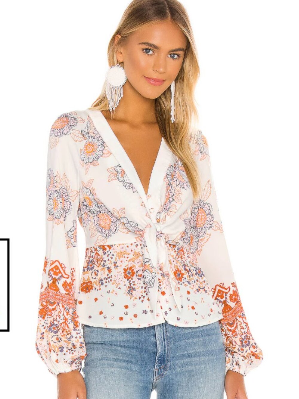 Free People Run Free Tunic in Ivory